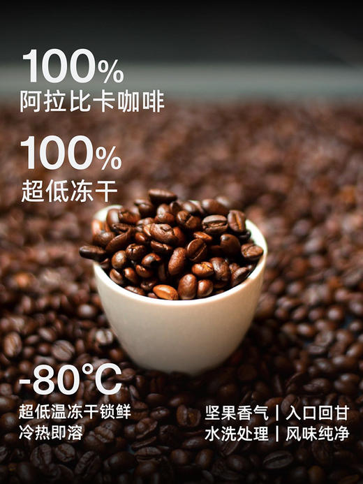 【6 盒装】减龄咖啡 姜黄蓝莓叶黄素PQQ 0糖黑咖啡 18 种营养成分 阿拉比卡咖啡豆 31条/盒 赠吸管保温杯 商品图2