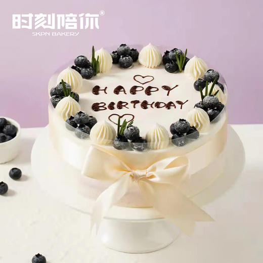 挪威的森林 动物奶油生日蛋糕 商品图0