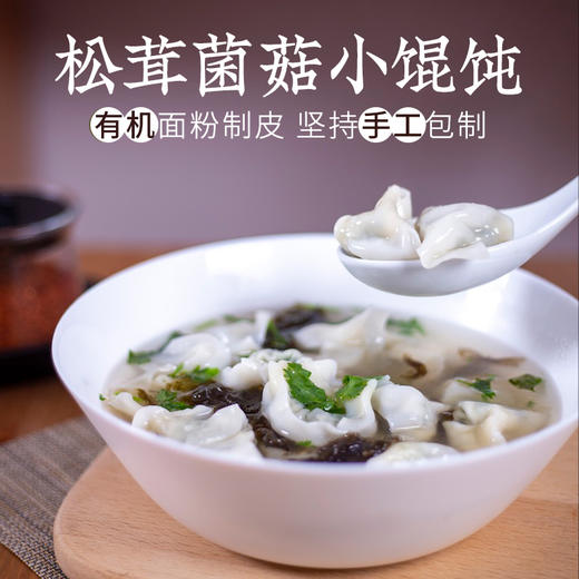 一穗堂荠菜笋丁/松茸菌菇手工小馄饨 180g/袋 (12个) 商品图1