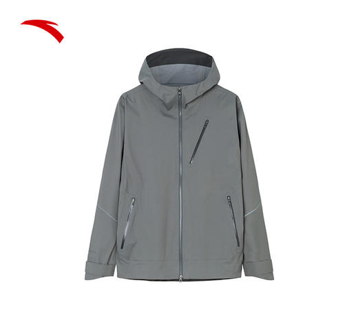 【L/2XL断码】安踏冠军全天候系列丨梭织连帽运动外套男开衫夹克上衣152410614【库存有限，如无货将做退款，介意慎拍！】 商品图1