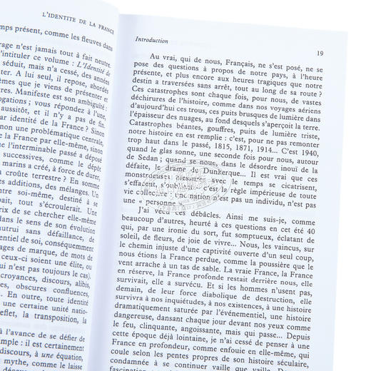 预售 【中商原版】法国的身份 卷1 法文原版 LIdentite de la France Espace et histoire T1 Fernand Braudel 欧洲历史 商品图2