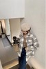 WHO KNOWS 格纹毛绒质感外套 15268 商品缩略图3