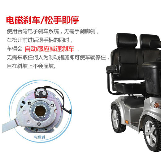 威之群四轮电动双人车4034 商品图3