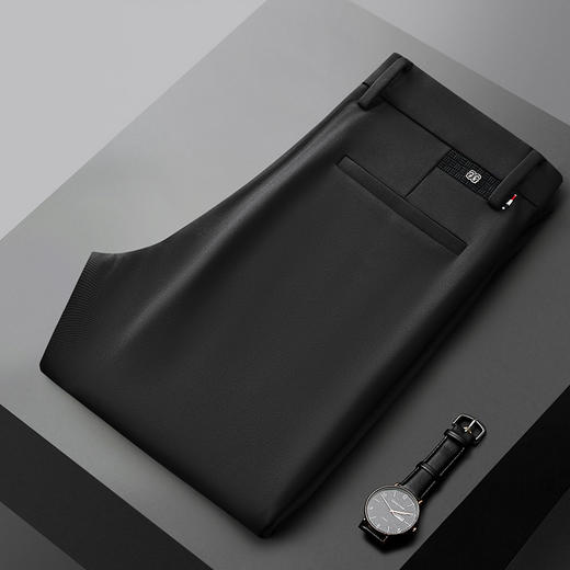 【新款DDY】大依优型大码商务休闲裤弹力西裤加肥加大号肥佬宽松大号休闲长裤男装胖子男士绅士 商品图2