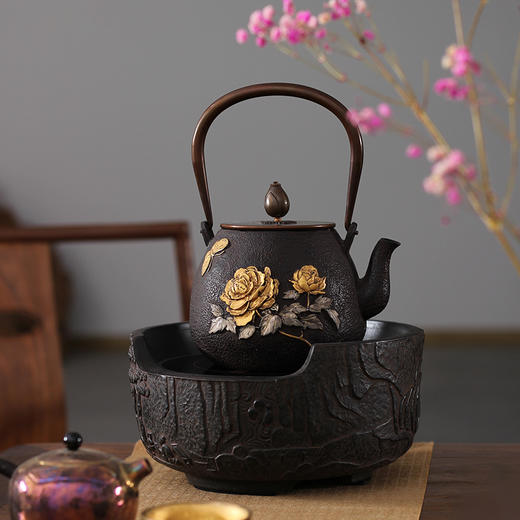 厂家直发/龙隐斋 静音电陶炉煮茶功夫茶专用电茶炉烧水炉泡茶炉 【老岩泥】松荫煮茶 商品图9