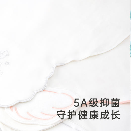 【商场同款】英氏小天使吸汗巾可爱宝宝垫背巾三条装四季新款 商品图3
