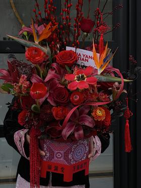 龙年国风年宵花 福禄绵延 · 花盒