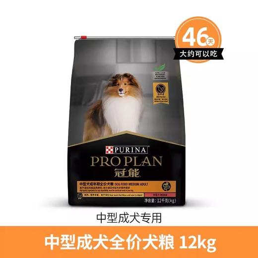 冠能中型犬成犬全价犬粮12kg 商品图0