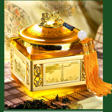 和谐发展茶叶罐