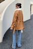 LNNNS 韩系复古皮毛一体麂皮夹克外套 17715 商品缩略图2