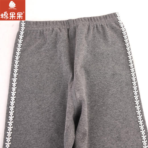 棉果果专柜同款春季新品女童纯棉针织打底裤M122206224034 商品图1