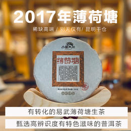 2017年薄荷塘头春普洱茶生茶200克