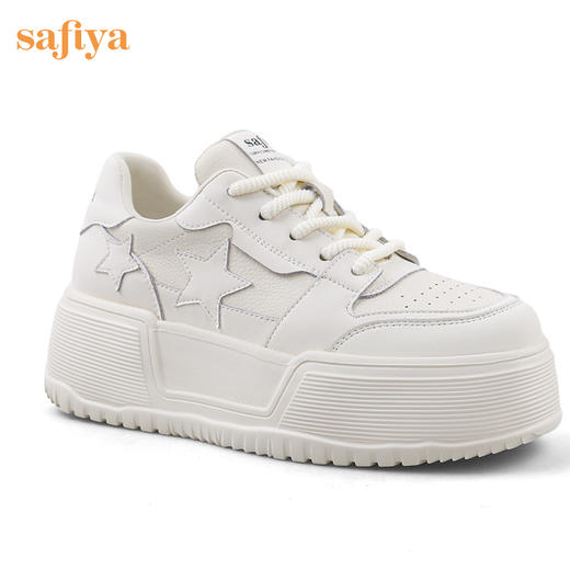 超值精选 | Safiya/索菲娅2023秋冬潮流星星厚底透气松糕运动休闲板鞋 SF33912374 商品图9