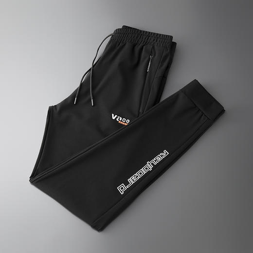 【天丝棉】【新款DK】大依优型大码束脚休闲裤弹力松紧腰加肥加大宽松舒适运动裤男装裤子卫裤长裤 商品图2