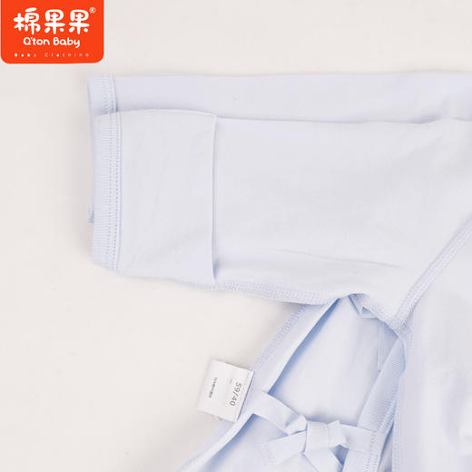 棉果果专柜同款春季新品内衣家居男宝5A抗菌抗菌蝴蝶连体衣M111726224718 商品图3