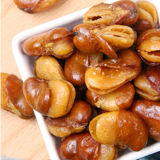 津农精品 狗屁老虎豆260g*3袋下酒菜 儿时零食油炸大豆 蚕豆 香酥兰花豆 商品图1