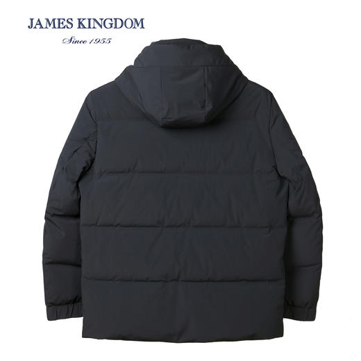 【专柜加厚白鹅绒】占姆士男士中青年加厚保暖连帽白鹅绒羽绒外套 商品图1