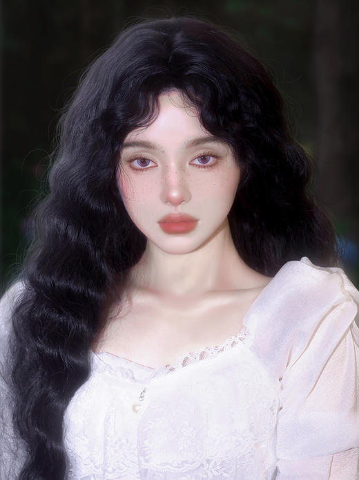 Lillilly旗下 ·LL-50熔岩黑珍珠&LL-51巴洛克冰莓  14.2mm白狮参考着色中大直径 ｜日抛10片装 商品图5