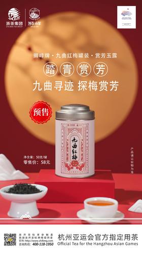 九曲红梅赏芳玉露单罐