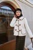 Stay2Weeks 牛角扣翻领羊羔毛外套 14955 商品缩略图0