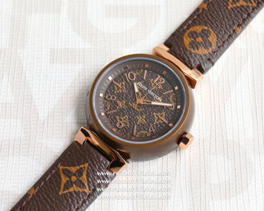 LV神之作新品发布LVTambour 腕表全系列陆续空降市场！经典老花三个颜色完美呈现 致敬原厂 完成使命！ 商品图11