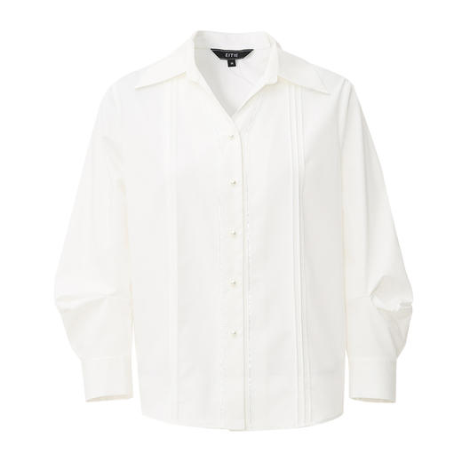 EITIE爱特爱时尚气质经典直筒显瘦百搭干练通勤白衬衫24春季新款A2409307 商品图5