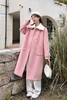 amadella 甜美粉色毛呢大衣长款外套 17738【不含白色衣领】 商品缩略图3