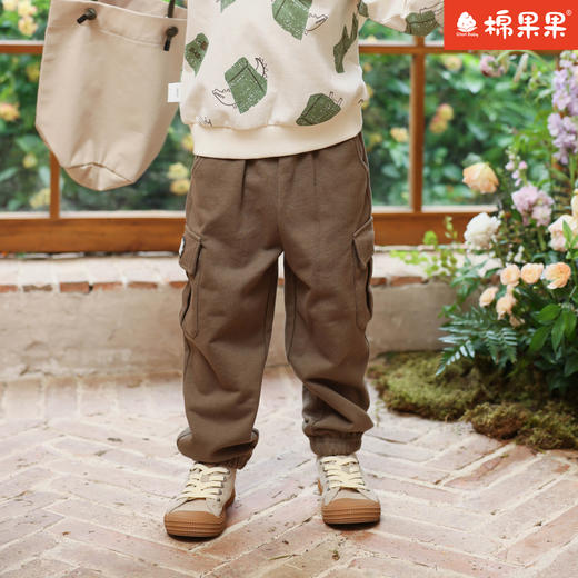 棉果果专柜同款春季新品男童纯棉针织长裤M112200224067 商品图2