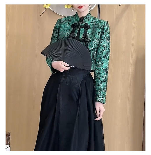 裁缝学苑AX160新中式中国风套装纸样女装汉服上衣半裙子版型 商品图5