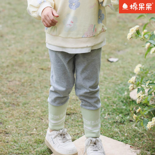 棉果果专柜同款春季新品女童纯棉针织打底裤M122206224031 商品图1