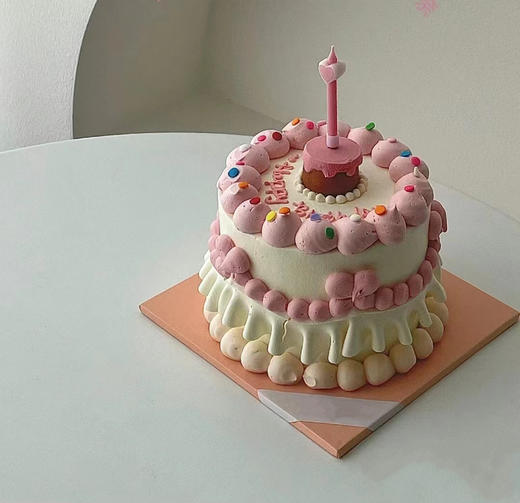 【两人份的快乐】公主系爱心小双层 （蜡烛随机） 商品图0