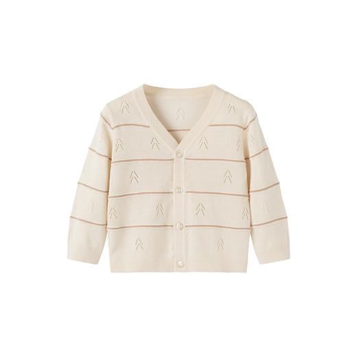 【商场同款】英氏童装春季柔软纯棉毛衫男宝轻薄开衫外套新款 商品图4