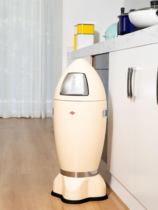 WESCO/威士克小火箭桶垃圾桶手推开合10L火箭造型装饰摆件 商品图5