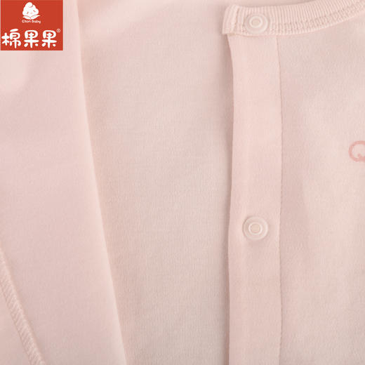 棉果果专柜同款春季新品内衣家居女宝5A抗菌抗菌对开连体衣M121722224719 商品图4