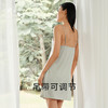 【深睡眠蚕丝睡衣】金三塔100%桑蚕丝睡裙女真丝针织吊带裙新品   YZFEA302 商品缩略图3