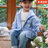 棉果果专柜同款春季新品男童条纹梭织棉连帽衬衣M112150224046 商品缩略图0