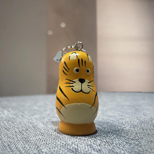 木雕动物钥匙链挂件（随机） 商品图2