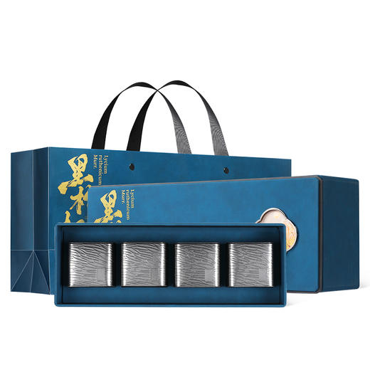 【冬季滋补】杞里香268g4罐礼盒装大果黑枸杞、108g12罐礼盒大果黑枸杞-五藏山经蓝，360g3罐礼盒黑枸杞大果-印象蓝色、180g60袋牛头果黑枸杞礼盒青海原产礼盒年货礼物便携装花青素释放 商品图3