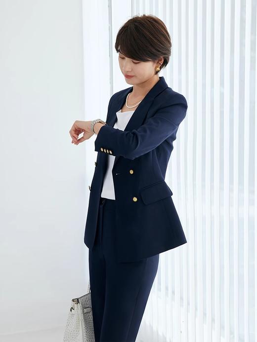 秋冬新款商务律师西装套装藏青色工作服 商品图1