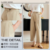 OLrain欧芮儿卡其色休闲裤女夏季2024年新款通勤百搭小个子萝卜裤 商品缩略图2