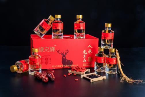 缘之禄人参鹿茸血酒  42度 100ml*8瓶 商品图0