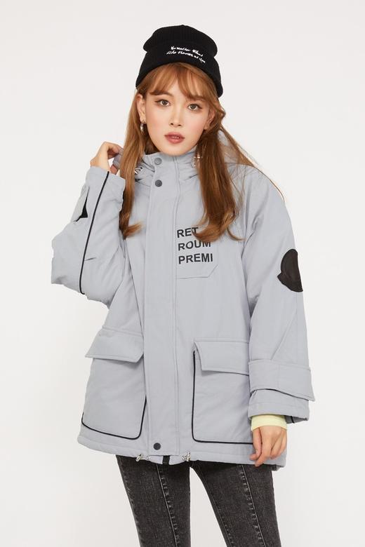 WHO KNOWS 灰色设计感时尚外套 9923 商品图0