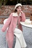 amadella 甜美粉色毛呢大衣长款外套 17738【不含白色衣领】 商品缩略图2