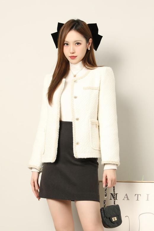 amadella 米白色气质小香风羽绒外套 17735 商品图0