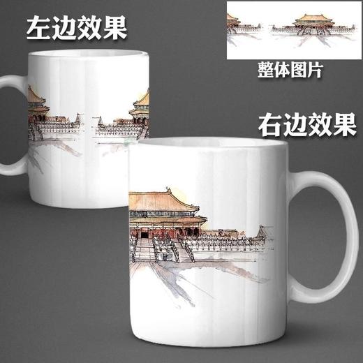 北京万里长城复古建筑故宫古典中国风陶瓷杯遇热变色杯水杯马克杯 商品图5