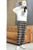 G08059#格子长裤 商品缩略图0