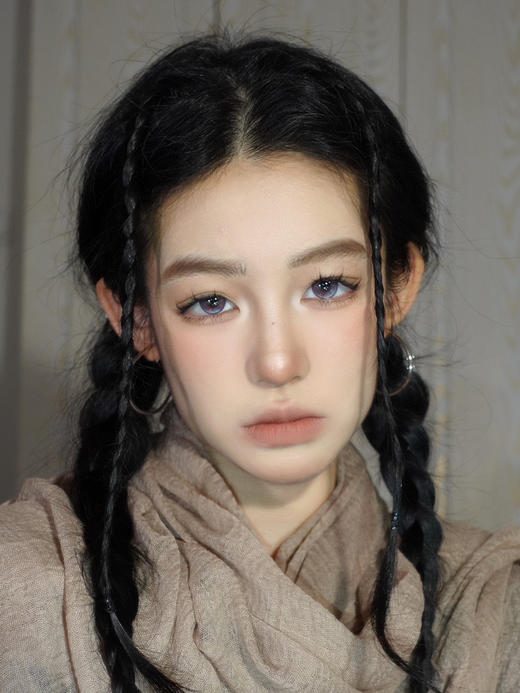 【中直径日抛】LILLILLY-LL51巴洛克冰莓-14.2mm【日抛 0-1000度 含525/575】 商品图4