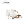 Dfuse迪芙斯秋季尖头简约气质中后空酒杯高跟单鞋DF41114115 商品缩略图5
