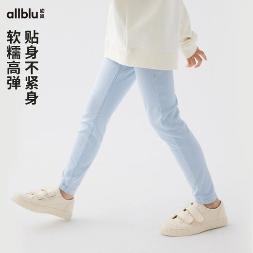 【春Vol.2】幼岚软糯透气高弹blublu牛仔裤24春季新款儿童女童打底裤ZY 商品图1