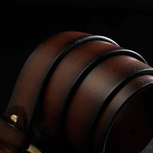 Safiya/索菲娅2024新品真皮复古方扣皮带 SF505023Y 商品图4